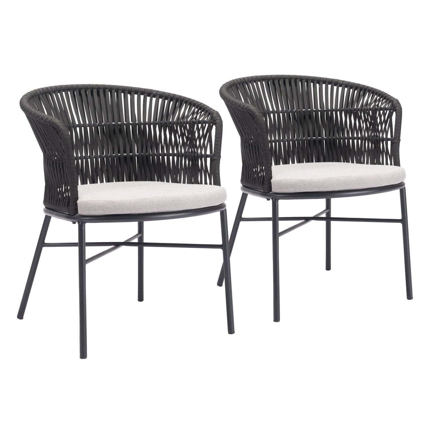 Freycinet Dining Chair (Set of 2) Black