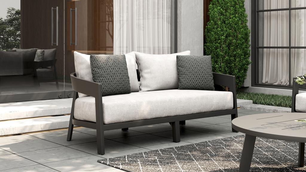 Sunny Outdoor Throw Pillow 45x45 - Ambiance Image~~