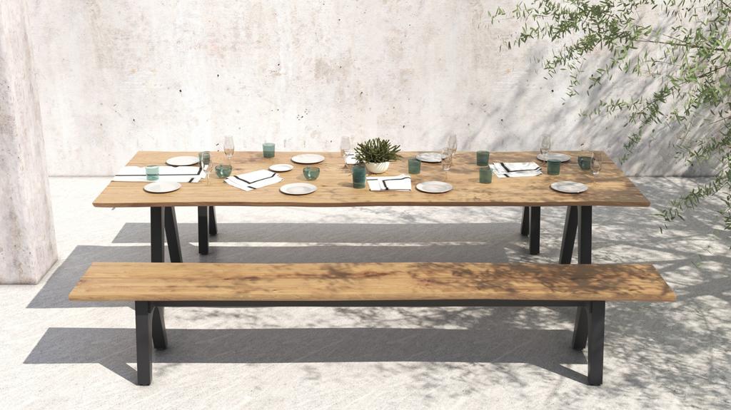 Gera Alu Dining Table 340 - Ambiance Image~~