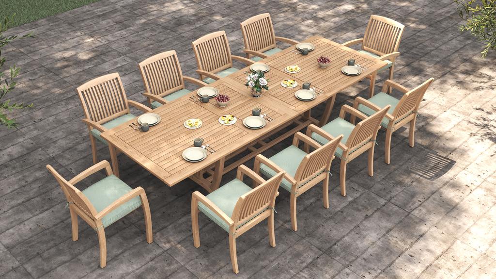 Rectangular Royal Double Extension Table 310 - Ambiance Image~~