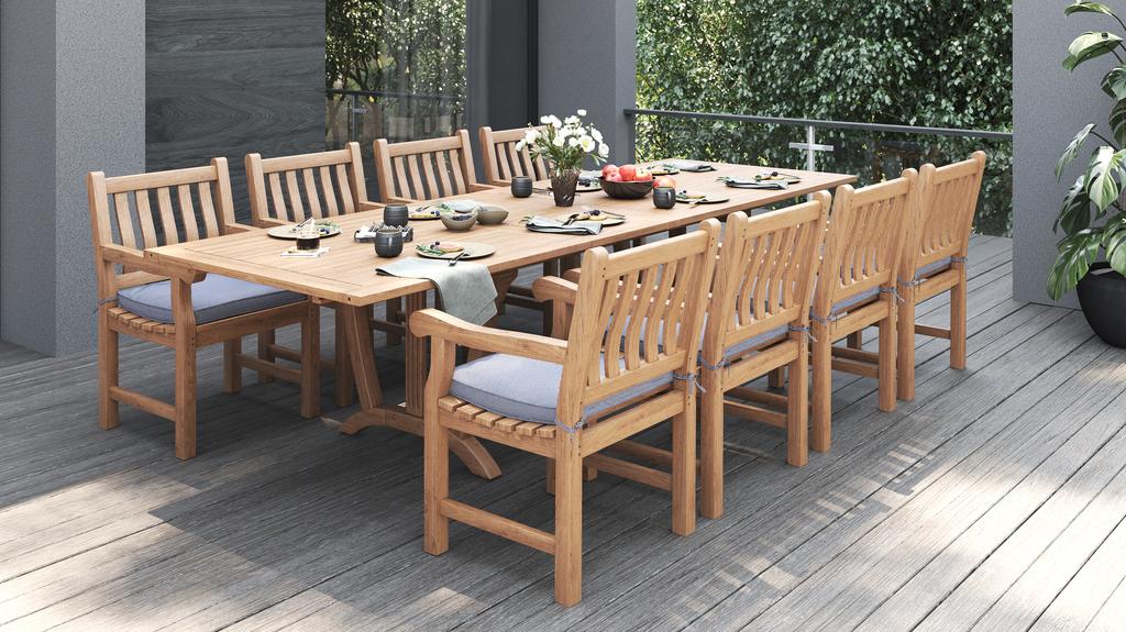 Rectangular Royal Double Extension Table 310 - Ambiance Image~~