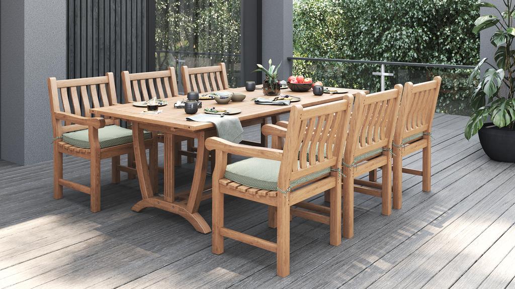 Rectangular Royal Double Extension Table 310 - Ambiance Image~~