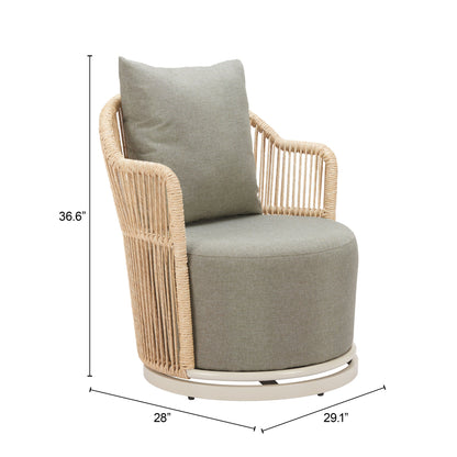 Lanai Swivel Chair Multicolor