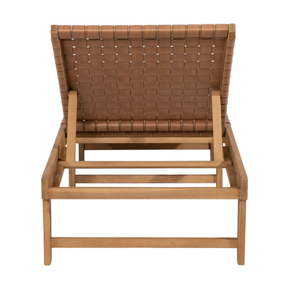 Breath Chaise Lounge Brown