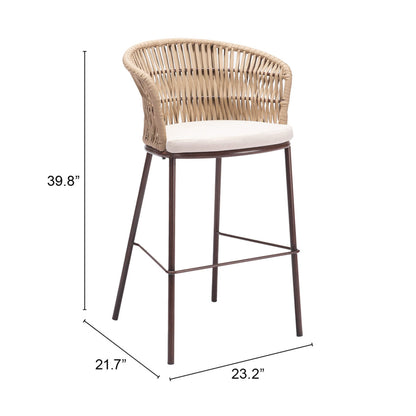 Freycinet Barstool (Set of 2) Natural