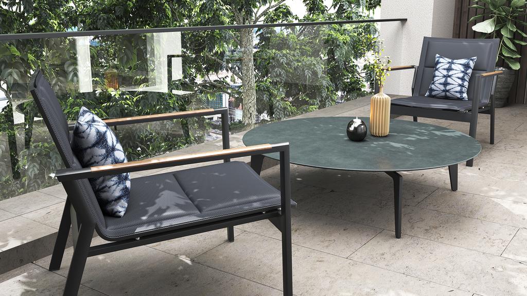 Gazelig Lounge Armchair Padded - Ambiance Image~~