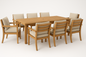 Hampton Teak Outdoor Dining Set – 8 Piece