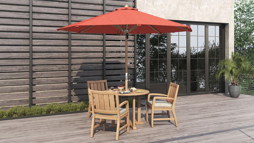 Ocean Parasol Frame Square 250 - Ambiance Image~~