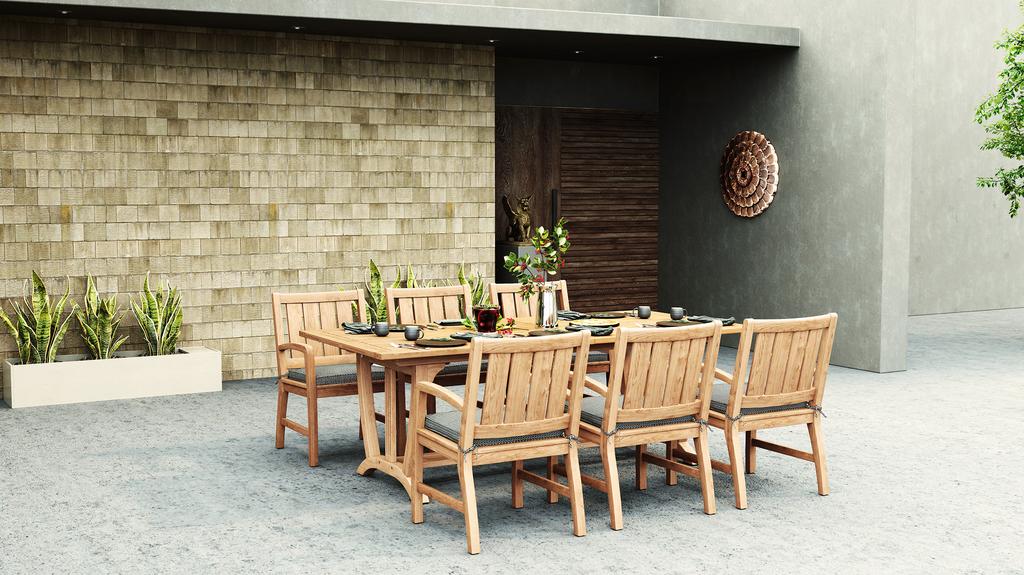 Rectangular Royal Double Extension Table 310 - Ambiance Image~~