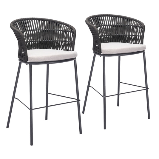 Freycinet Barstool (Set of 2) Black
