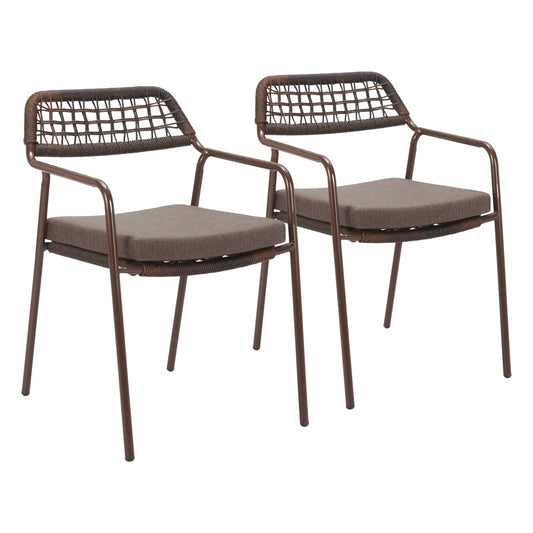 Rio Dining Chair (Set of 2) Brown