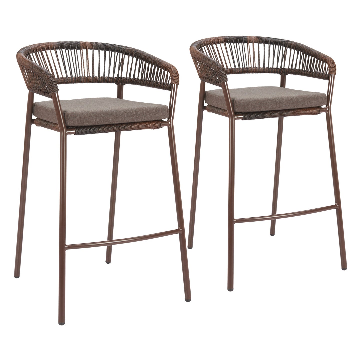 Skye Barstool (Set of 2) Brown
